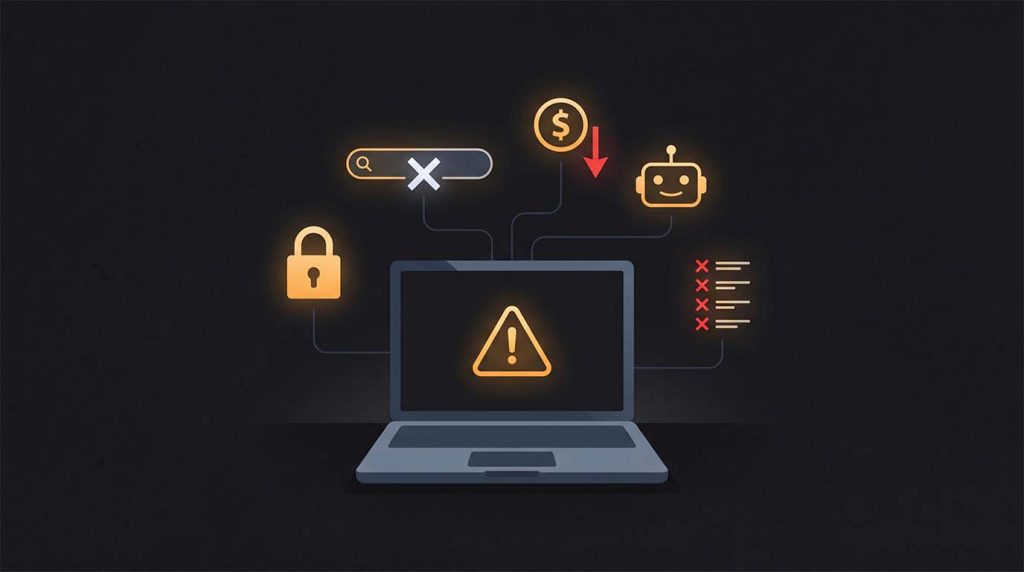 Adult webmasters mistakes