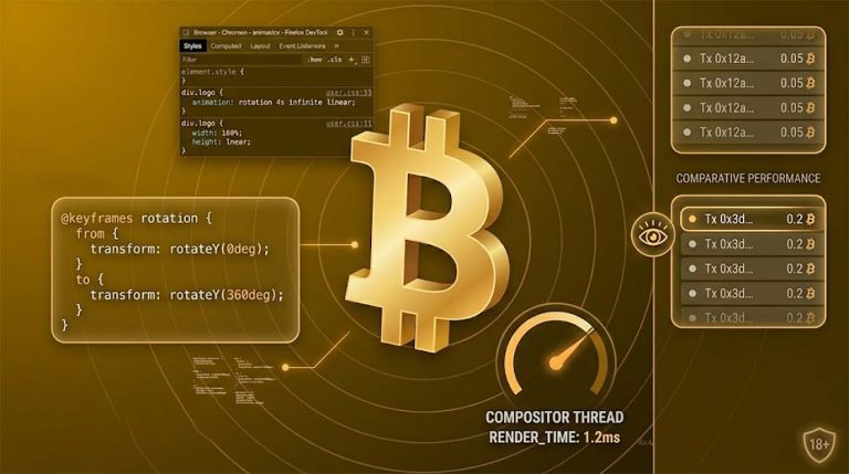 The Spinning Bitcoin Icon on CoinMarketCap