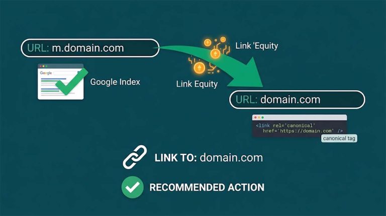 m.domain.com vs domain.com